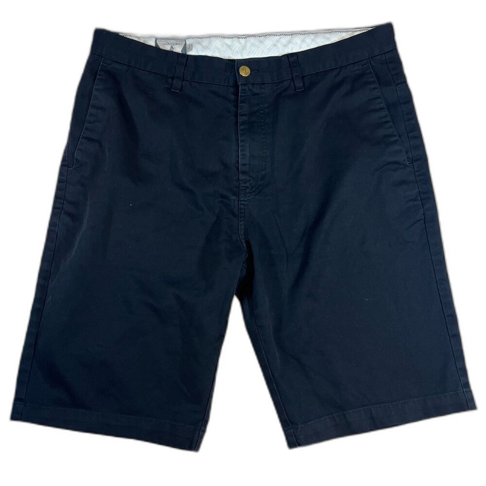 Volcom Corpo Class Men's Chino Shorts Black Size 34